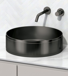 Lavoar de baie rotund din inox Sandonna HD400 - Img 6