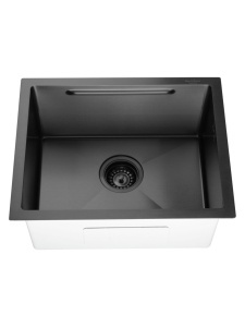 SET Chiuveta din inox SanDonna HD5040 sub blat, cu tavita + Baterie SanDonna Andra flexibila - Inox - Img 8