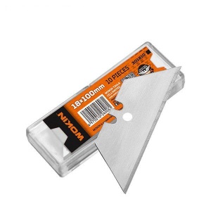 Set de 10 lame cu gaura WOKIN 61x19x 0.6 mm