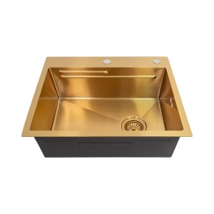 Chiuveta handmade SanDonna HD6050 Auriu - Img 3