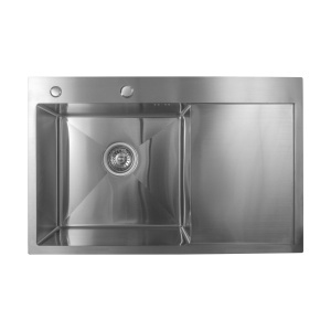 Chiuveta handmade SanDonna HD7850 Crom satin - Img 3