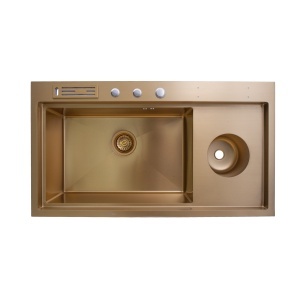 Chiuveta handmade SanDonna HD9245 Auriu - Img 4