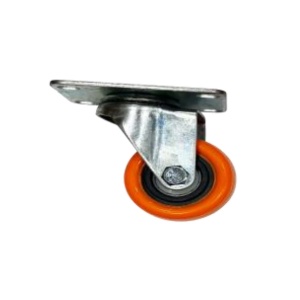 Roata pivotanta Technoworker portocalie 65 mm - AS8001