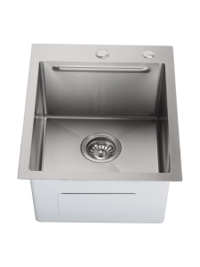 SET Chiuveta din inox SanDonna HD4050 cu tavita si dozator + Baterie flexibila SanDonna Andra - Inox - Img 8