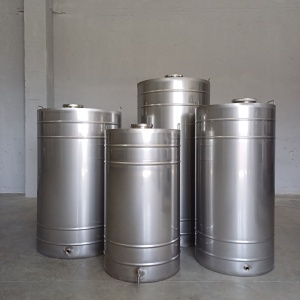 Butoi pentru vin din inox 180 L cu robinet - Img 4