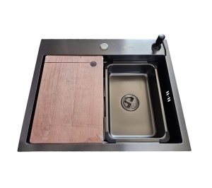 Chiuveta handmade SanDonna HD7050 Negru - Img 2