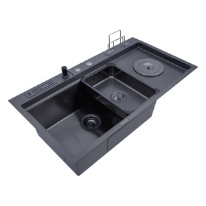 Chiuveta handmade SanDonna HD9245 Negru - Img 6