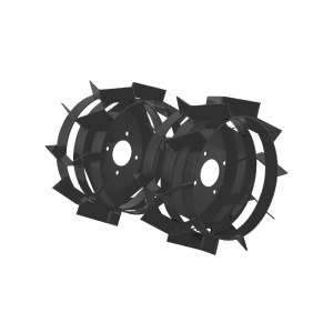 Roți metalice pentru motocultor TechnoWorker 400×8-23 – set, diametru 400 mm