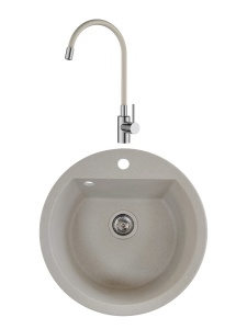 SET Chiuveta din granit compozit SanDonna LENA 510+ Baterie SanDonna LOLA flexibila - Img 3