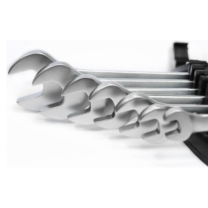 Set de 7 chei de piulite combinate fixe WOKIN Cr-V - Img 3