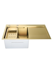 Chiuveta de bucatarie din inox AISI304 Sandonna HD7850 cu tavita si dozator
