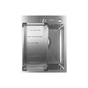 Chiuveta handmade SanDonna HD4050 Crom satin - Img 4