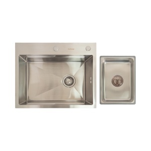 Chiuveta handmade SanDonna HD6050 Crom Satin - Img 7