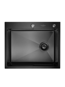 SET Chiuveta SanDonna HD6050 din inox handmade cu dozator de sapun, tocator si tavita de scurgere + Baterie multifunctionala SanDonna Aster cu cascada si dus extractabil - Img 10