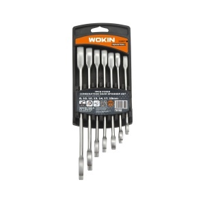 Set de 7 chei de piulite combinate fixe WOKIN Cr-V