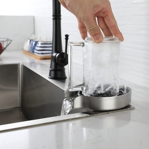 Spalator pentru pahar INOX 304 SanDonna Crom Satin - Img 3