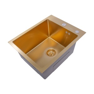 Chiuveta handmade SanDonna HD4050 Auriu - Img 5