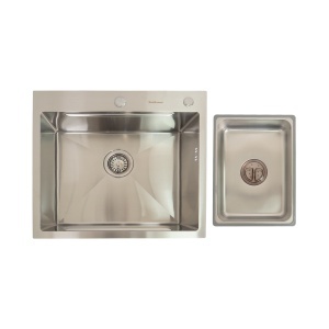 Chiuveta handmade SanDonna HD5550 Crom satin - Img 6