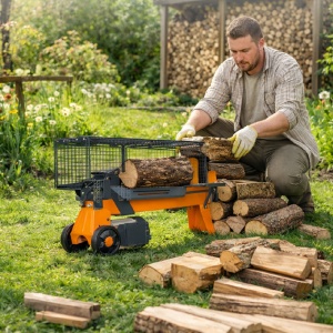 Despicător electric de lemne LS5-52T – 5 Tone, motor 2200 W, sistem hidraulic - Img 2
