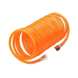 Furtun de aer spiralat Wokin 10m (Cuplaj rapid)