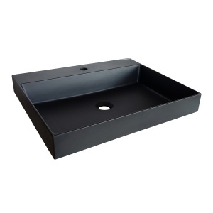 Sencillo 600 lavoar SANDONNA pe blat (Negru metalic) - Img 2