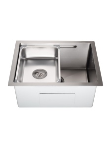 SET Chiuveta din inox SanDonna HD5040 sub blat, cu tavita + Baterie SanDonna Andra flexibila - Inox - Img 6