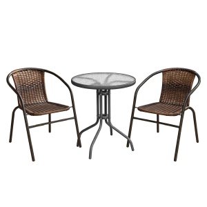 Set mobilier de gradina WALTZ BISTRO 60 (maro) - Img 2