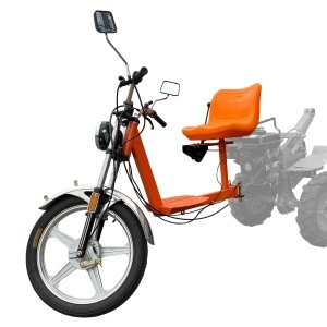 Accesoriu pentru motocultor (cap motor + scaun + fire + alte piese)