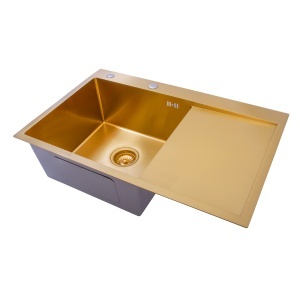 Chiuveta handmade SanDonna HD7850 Auriu - Img 5