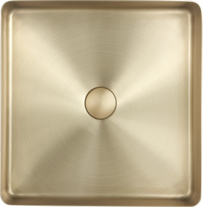 Lavoar de baie din inox Sandonna HD4040, Negru