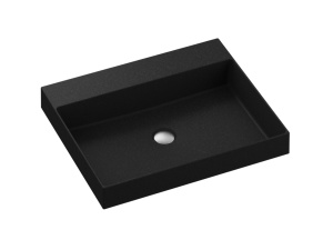 Sencillo 600 lavoar SANDONNA pe blat (Negru metalic) - Img 4