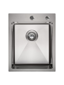 SET Chiuveta din inox SanDonna HD4050 cu tavita si dozator + Baterie flexibila SanDonna Andra - Inox - Img 6