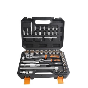 Set de 45 de chei tubulare WOKIN de 1/4 & 1/2 Cr-V