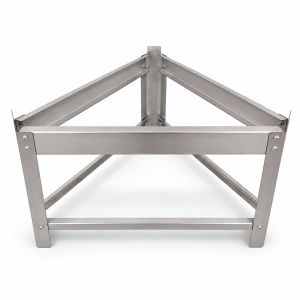 Suport inox tri-pod asablabil (butoi 250/350 L) 610*610*300 mm
