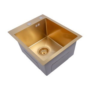 Chiuveta handmade SanDonna HD4050 Auriu - Img 6