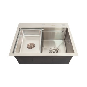 Chiuveta handmade SanDonna HD6050 Crom Satin - Img 2