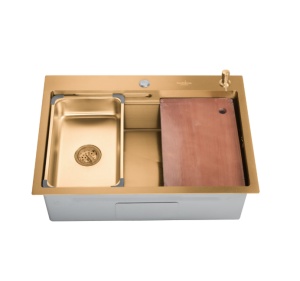 Chiuveta handmade SanDonna HD7050 Auriu