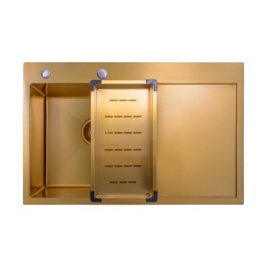 Chiuveta handmade SanDonna HD7850 Auriu - Img 4