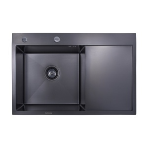Chiuveta handmade SanDonna HD7850 Negru - Img 3