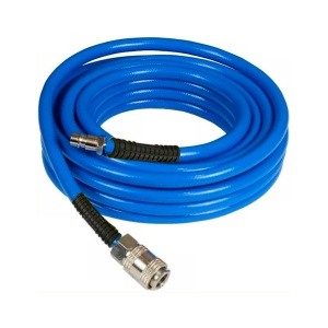 Furtun de aer spiralat pentru compresor TechnoWorker 8x13mm 15m (Cuplaj rapid)