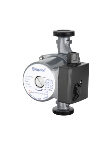 Pompa de Recirculare Kepeida Italy KPS32-6-180, 100W, Debit 3.9 m³/h, Înălțime Refulare 6 m, Racord 2″, Lungime 180 mm, 3 Trepte de Viteză