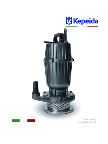 Pompă submersibilă apă curată KEPEIDA QDX15-18-1.5D, 1.5 Kw, debit maxim 38000 Litri/oră, Înălțime maximă de refulare 20 metri, bobinaj 100% cupru, tehnologie și design italian - Img 3
