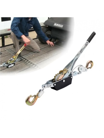 Troliu manual cu șufă și scripete 2T (2000 kg), cablu oțel 4.5 mm - Img 6
