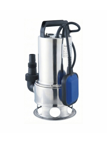 Pompa Submersibilă pentru Apă Murdară Kepeida Italy MVS370F, 0.5 HP, Debit 120 L/min, Înălțime 6.5 m, Oțel Inoxidabil, Cu Flotor - Img 2