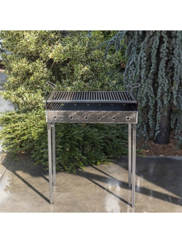 Gratar MARE REGLABIL 2 NIVELE 60*40*2mm* ,pt gatit ,metalic pe carbuni - Img 4