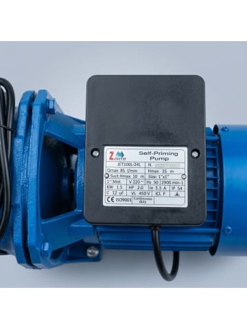 Hidrofor Zinith EDS-24H-PW-8B cu Pompa Jet 1500W, Vas Expansiune 24L - Img 4
