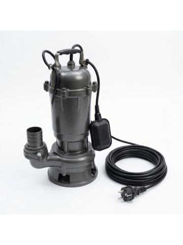 Pompă submersibilă apă curată KEPEIDA WQD-750BF, 0.75 kW, debit 400 l/min, refulare 14 m