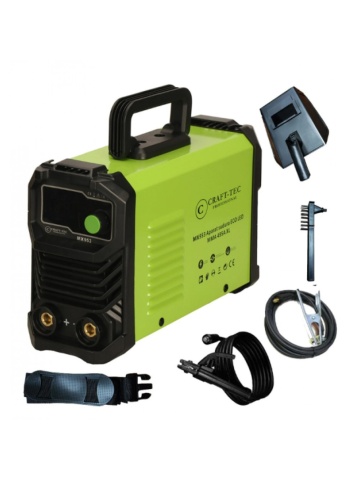 Aparat de sudură invertor CRAFT-TEC ECO LED MMA 495A XL, cablu 3m, model MX953 - Img 5