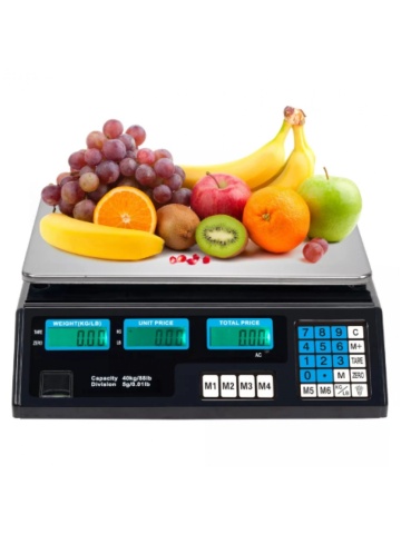 Cantar Electronic Comercial 40 kg, Digital, Display LCD, Lider Premium