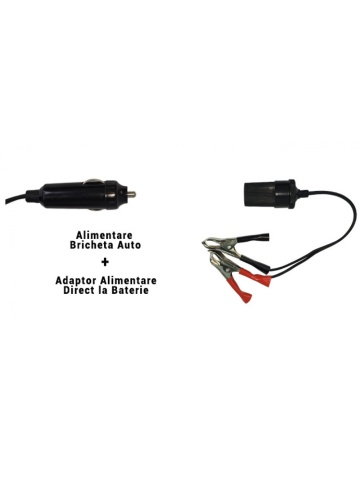 Compresor auto 12V Lider, 2 cilindri, include trusă, lanternă și 7 accesorii - Img 5